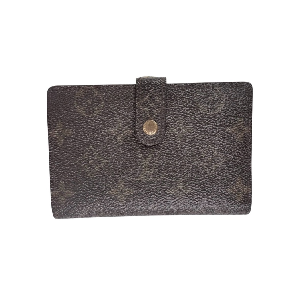 Louis Vuitton Kiss French Lock Monogram Canvas Wallet